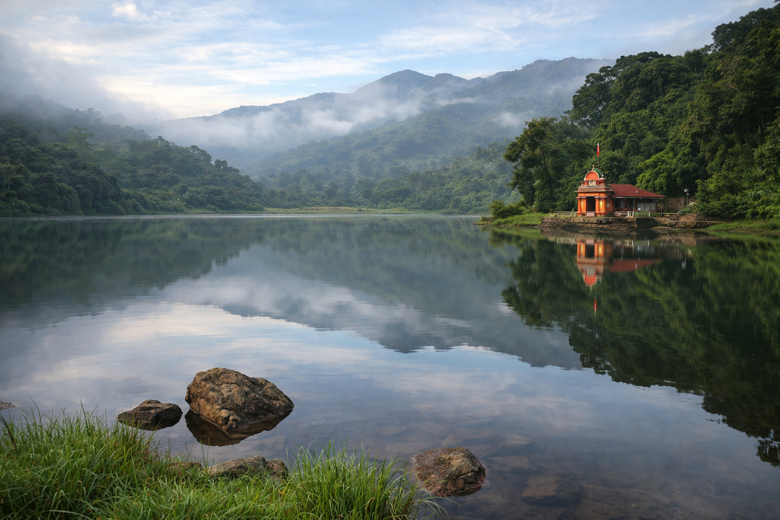 Reflections of Serenity: Exploring the Beauty of Honnamana Kere Lake